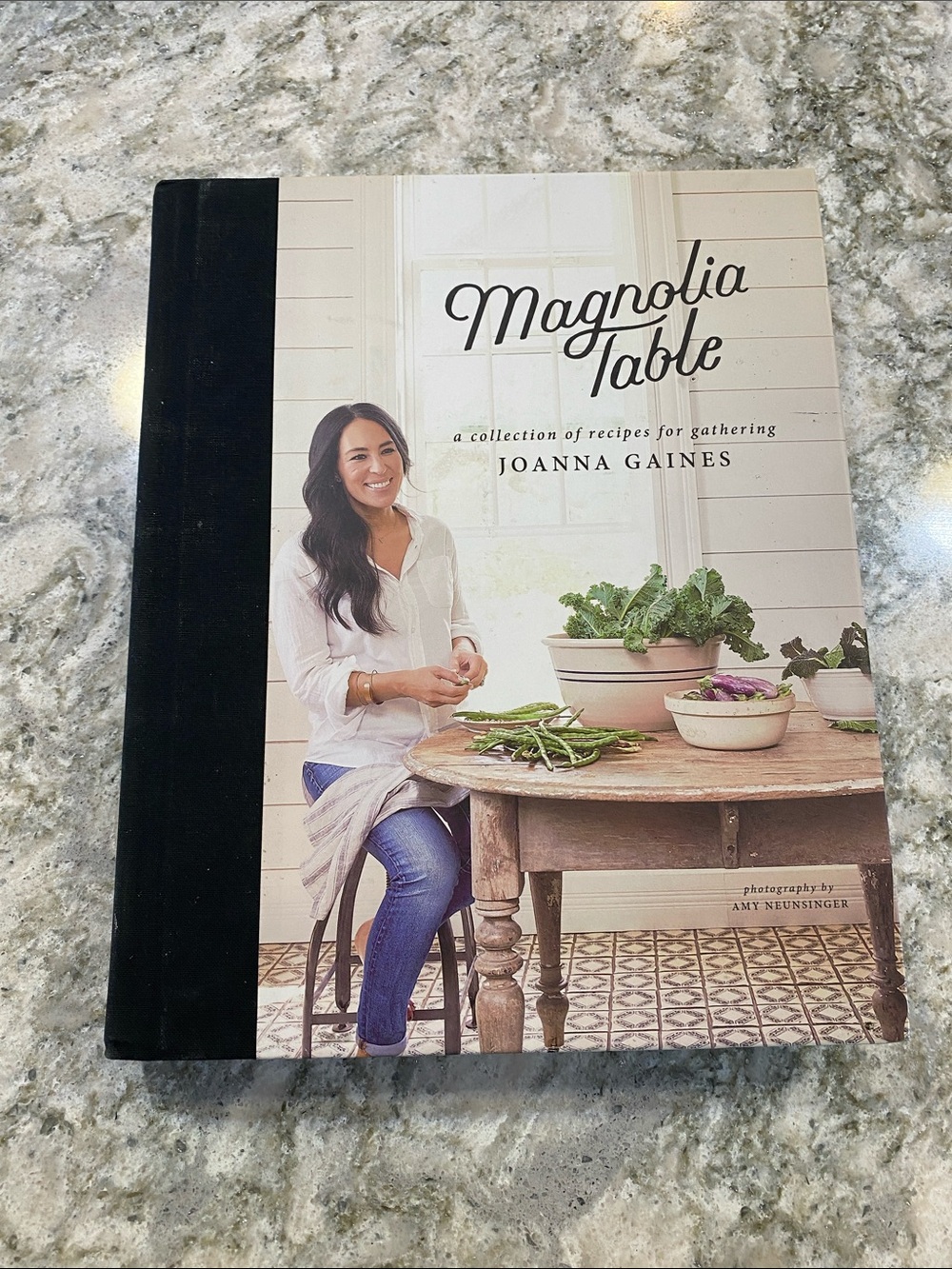 Magnolia Table Cookbook — Cream Cover with Black Spine and Natural Accents